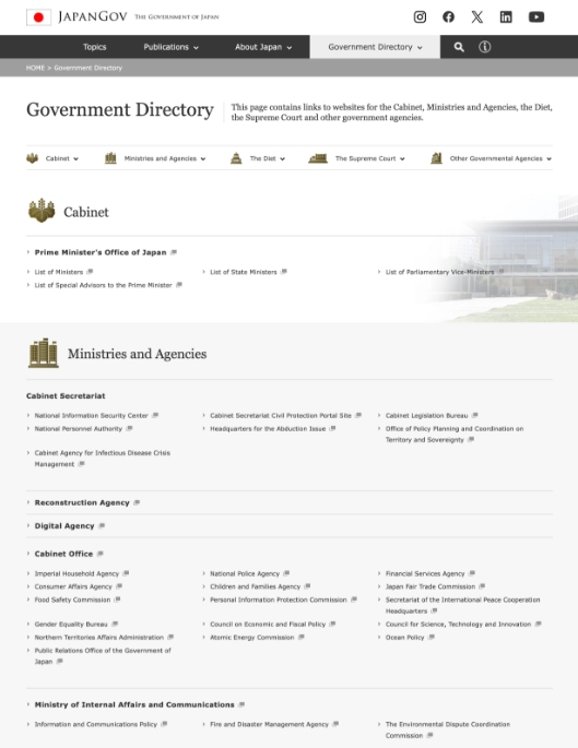 Government Directory